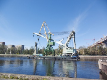 АО «ЦНИИМФ» УЧАСТВОВАЛ В ПЕРЕБАЗИРОВАНИИ ПОРТАЛЬНЫХ КРАНОВ В МОРСКОМ ПОРТУ САНКТ-ПЕТЕРБУРГ