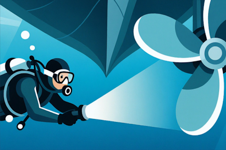 Архитектура завершающего этапа деловой программы конференции по осмотру подводной части судов (Геленджик)