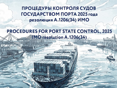 Выпуск новой редакции резолюции A.1206(34) ИМО  «Процедуры контроля судов государством порта 2025 года»
