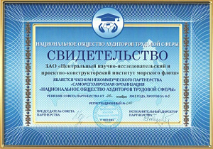 Свидетельство аудиторское